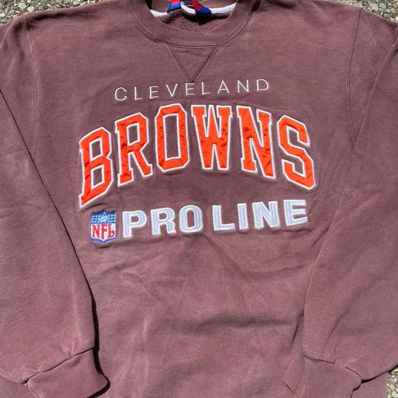 VINTAGE CLEVELAND BROWNS CREWNECK - Picture 2 of 4